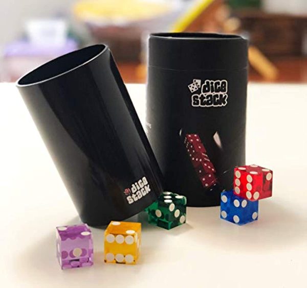 Dice Stacking PRO Cup Set - Professional Straight Cups with 5 Razor Edges - Image 2