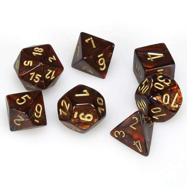 Chessex Dice: Polyhedral 7-Die Scarab Dice Set - Image 2